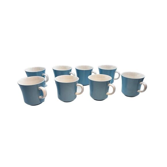 Mikasa Cera Stone MAGGI BLUE & WHITE Coffee MUG CUPS - Picture 3 of 14